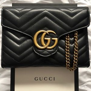 Gucci Marmont Wallet on a chain